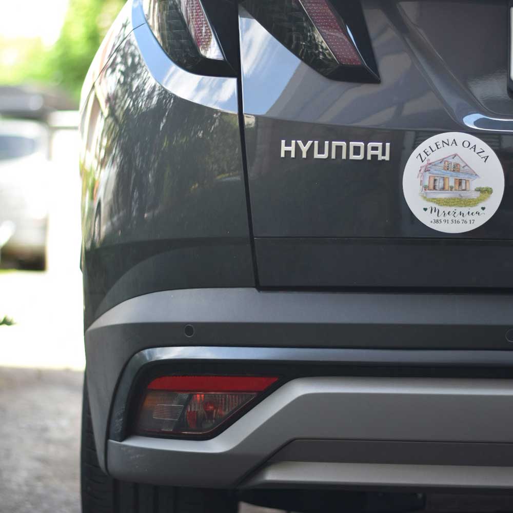 Magnetna naljepnica za auto s logotipom - Image 7